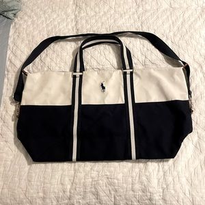 Ralph Lauren Polo Overnight Duffel Tote Bag New Never Used